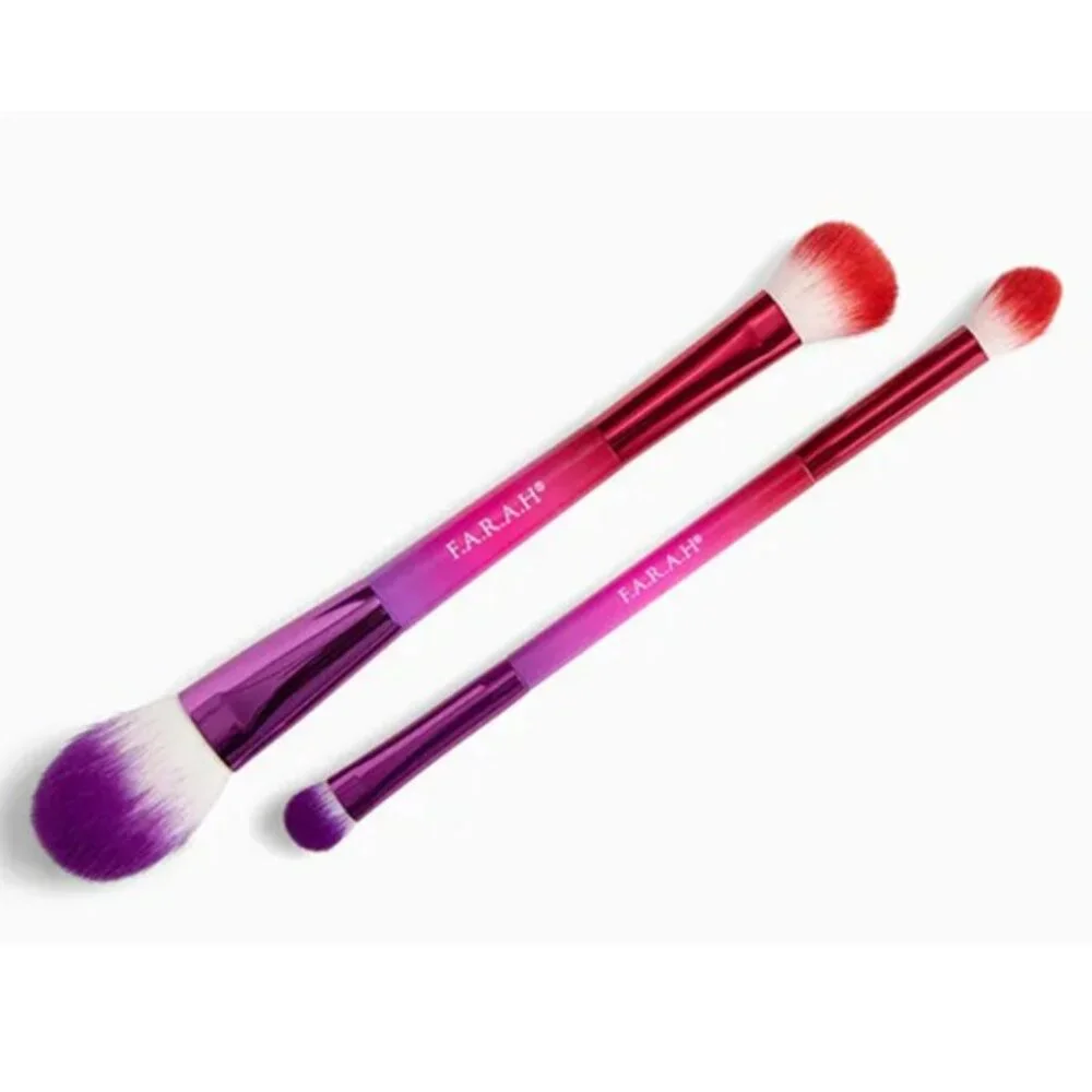 F.A.R.A.H‎ (2-Pc) Shade & Blend Brush + Blush & Highlight Brush (BRAND-NEW!)